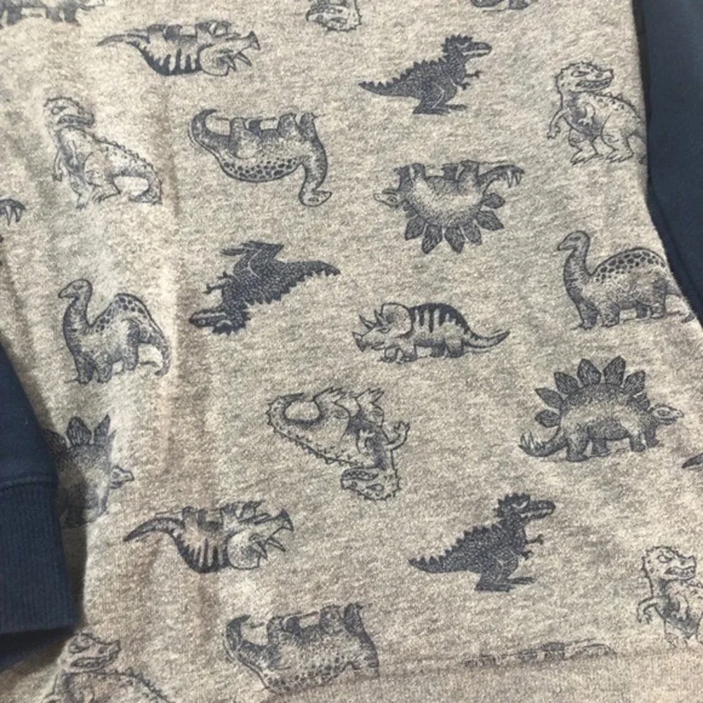 365 KIDS GARANIMALS Boys Blue Dinosaur T-rex Shirt Stegosaurus Size 7‎